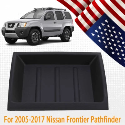 Upper Dash Bezel Storage Box Black Fit For 2005-2017 Nissan Frontier Pathfinder Foto 1 de 4