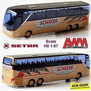 Setra S 417 Hdh Schaefer Viaggi 53894 Mechernich 75 Anni Viaggi 1:87 AWM - Foto 1 di 6