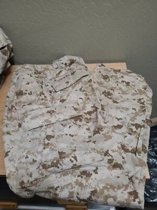 U.S.M.C. DESERT MARPAT CAMOUFLAGE TROUSERS SMALL REGULAR PROPPER - Picture 1 of 6