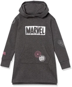 Disney Marvel Long-Sleeve Oversized Hoodie, Patches (junior XS) Sweatshirt NWT - Picture 1 of 5