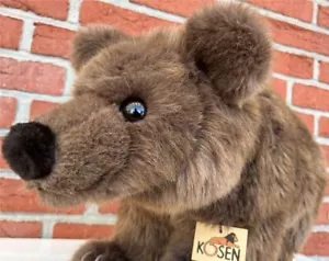 Kösen 7810 Grizzly Miś na 4 łapach Brązowy Pluszowa zabawka Pluszowa zabawka 42cm NOWY! - Zdjęcie 1 z 5