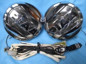 PIAA 520 Lamp Set Medium Thin Spot Lamp Aero Type Chrome Plated H3 12V - Picture 1 of 10