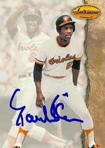 Paul Blair autographed Baseball Card Baltimore Orioles 1994 Ted Williams Co. #8