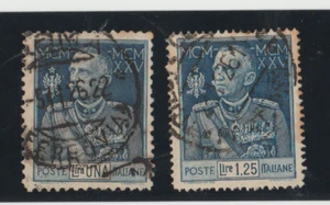 SELLOS ANTIGUOS ITALIA 1925 El 25o Año del Reinado de Víctor Manuel III - USADOS - Imagen 1 de 4
