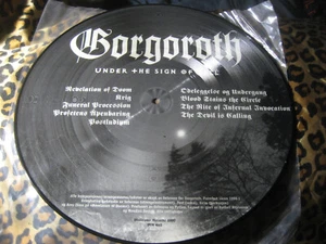 GORGOROTH under the sign ORIG PIC LP darkthrone emperor mayhem satyricon - Picture 1 of 3