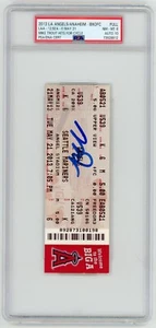 Mike Trout SIGNED Hits for Cycle Ticket Stub 5/2/13 LA Angels PSA 8 10 AUTOGRAPH - Picture 1 of 2