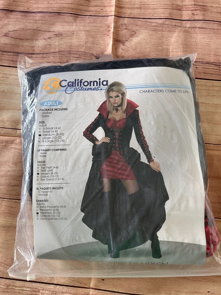 Disfraz de Halloween de Vampiro Vixen Sediento de Sangre para Adulto Mujer Talla M Foto 1 de 4