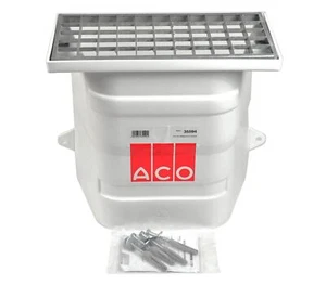 ACO Lüftungsschacht 40x40 ohne Boden Kellerschacht mit Maschenrost Kellerlüftung - Bild 1 von 5