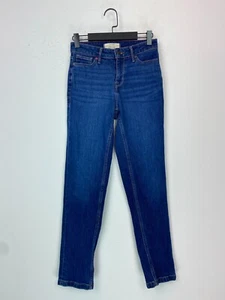 White Stuff Blue Plain Straight Leg Jeans Stretch Mid Rise Denim Size 8 - Picture 1 of 12