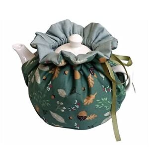 Cotton Tea Cozy Vintage Decorative Dust Proof Teapot Cover With Insulation Pad T