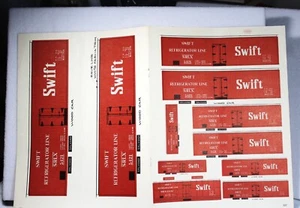 NMRA Bulletin Car Sides Swift Refrigerator Line SRLX 5421 1976 HO O N Z Vtg - Picture 1 of 2