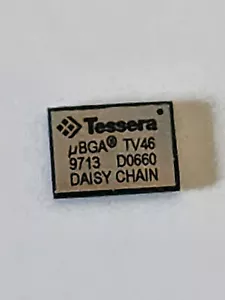 4 RARE VINTAGE Tessera Test Production uBGA TV46 9713 D0660 Daisy Chain Chips - Picture 1 of 3