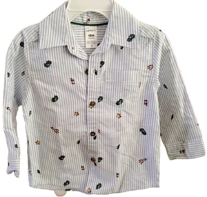 Carter’s Long Sleeve Boys 18 Month Casual L/S Shirt New with Tag - Picture 1 of 5