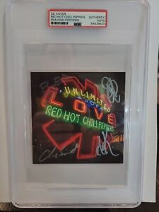 FULL BAND SIGNED Red Hot Chili Peppers Unlimited Love CD PSA DNA Autograph