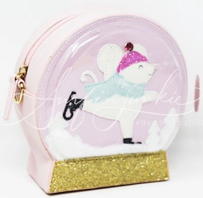 Bath & Body Works Patinaje sobre Hielo Ratón Rosa Bandolera Cartera Navidad 2023 Nuevo Foto 1 de 3
