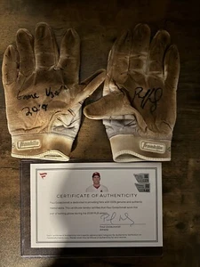 Paul Goldschmidt St. Louis Cardinals Signed Game Used Batting Glove 2019 Season - Picture 1 of 5