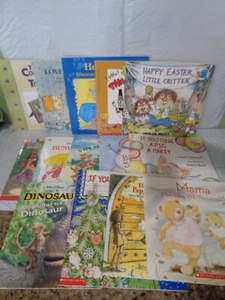 Lot of (14) Softcover Children's Books - Mama - Dora - Critter - Mouse - Pig - Foto 1 di 1