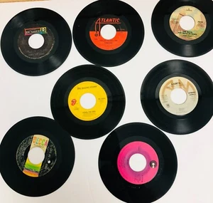 VTG Rock 45 RPM 7" Vinyl Record Singles The Who Rolling Stones Foreigner Styx - Picture 1 of 15