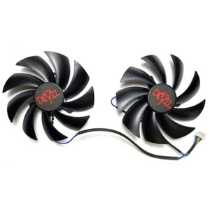 Ventilateur de refroidissement pour carte graphique pour PowerColor RX580 590 Red Devil - Photo 1/8