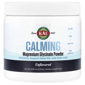 Calming Magnesium Glycinate Powder, Unflavored, 9.84 oz (279 g) - Picture 1 of 2