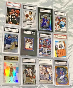 12 Graded Sport Card Lamelo Ball,Penix,Rodman,Arod,Duper,Stanton,Carter,Schmidt - Picture 1 of 2
