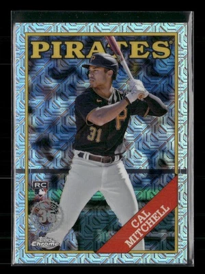 2023 Topps Series 1 - 1988 Topps Chrome Silver Pack Cal Mitchell #T88C-64 (RC) - Image 1 of 2
