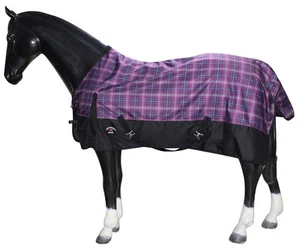 1200D Turnout Waterproof Rain Light-Weight Sheet Horse Blanket 3EESolidColor - Picture 1 of 75