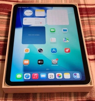 Apple iPad 10 (2022) 64GB Silber Wi-Fi + Cellular - Bild 1 von 4