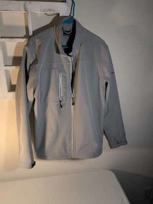 Greg Norman Men’s Large Gray TPC Golf Water Repellent Full Zip Fleece Jacket - Image 1 of 4