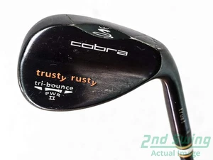 Cobra 2012 Trusty Rusty Black Wedge Gap GW 51° Graphite Stiff Right 35.5in - Picture 1 of 9