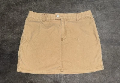 Vintage Y2K Gap Corduroy Tan Brown Mini Skirt 2003 - Image 1 of 4
