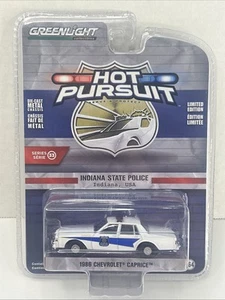GREENLIGHT 1986 CHEVROLET CAPRICE HOT PURSUIT INDIANA STATE POLICE 1:64 42900-B - Picture 1 of 12
