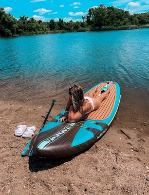 Nautica Adventure Inflatable SUP Paddle Board SUP 10’6" × 33" | Electric Pump - Image 1 of 4