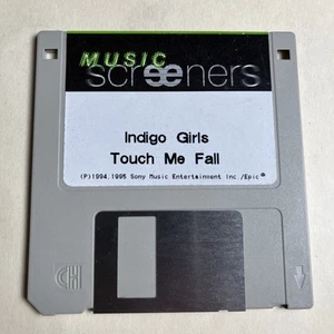 INDIGO GIRLS SCREENSAVER 3.5” FLOPPY DISC Touch Me Fall 1994 SONY SCREENERS RARE - Picture 1 of 2