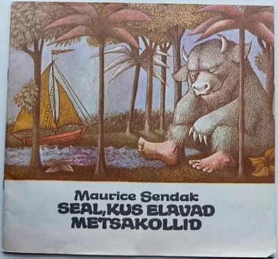 Maurice Sendak Where the Wild Things Are Soviet Estonia Kids Book 1st Edition - Image 1 of 4