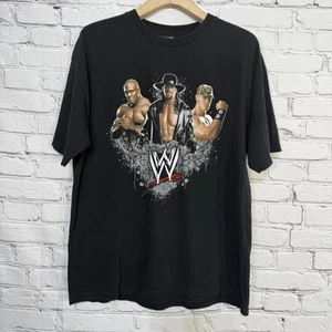 WWE 2007 Wrestling T Shirt Size XL The Undertaker John Cena Bobby Lashley Black - Picture 1 of 16