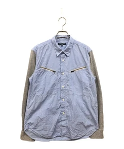 COMME des GARCONS HOMME Langarmshirt blau Baumwolle XS HT-B026 - Bild 1 von 10