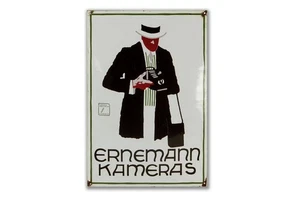 Ernemann Kameras Enamel Sign / 25026,1 - Bild 1 von 1