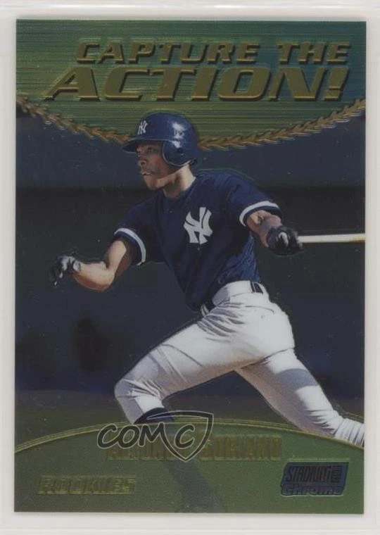 2000 Topps Stadium Club Chrome Capture the Action Alfonso Soriano #CA4 - Image 1 of 2