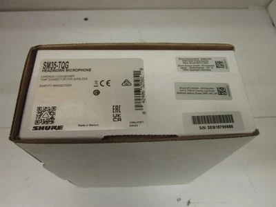 Shure SM35 Headset with TA4F (TQG) Connector NIB - Image 1 of 3
