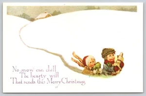 Postal vintage D6, tarjeta de Navidad. Feliz Navidad. - Imagen 1 de 2