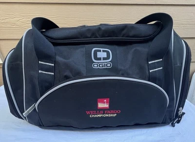 Ogio Big Dome Duffle Gym Bag Black Ventilated Shoe Compartment Embroidered  - Image 1 of 4