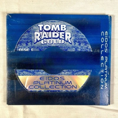 Tomb Raider Gold (PC, 1998) 2 Disc + Demo Disc EIDOS Platinum Collection - Image 1 of 4