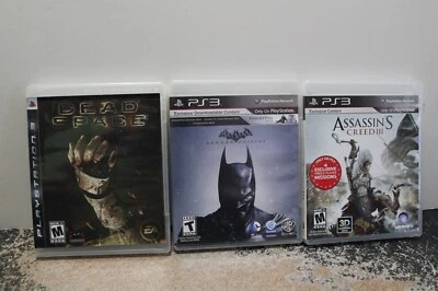Playstation 3 games--Dead Space; Assassin's Creed III; Batman Arkham Origins - Image 1 of 4