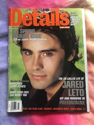 DETAILS magazine March 1997 JARED LETO spring fashion issue - Imagem 1 de 4