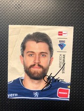 DEL 21/22 Wojciech Stachowiak #136 sticker Ingolstadt *signed*