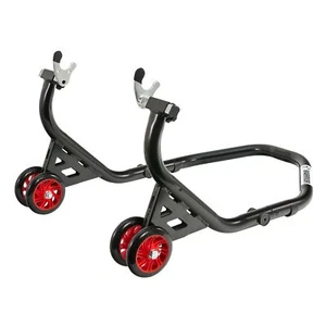 Warrior 4 Wheel Motorcycle / Bike Racing Rear Paddock Stand With V Spool Adaptor - Picture 1 of 7