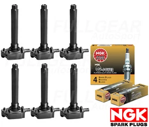 NGK G-POWER PLATINUM SPARK PLUG + ENGINE IGNITION COIL FOR DODGE CHARGER 3.6L V6 - Picture 1 of 3