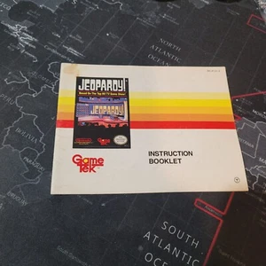 MANUAL ONLY! Jeopardy - Nintendo NES NO GAME! - Imagen 1 de 2