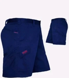 RITEMATE - UNISEX LIGHT WEIGHT CARGO POCKET MENS WORK SHORT - RM4040 Size 117 - Picture 1 of 2